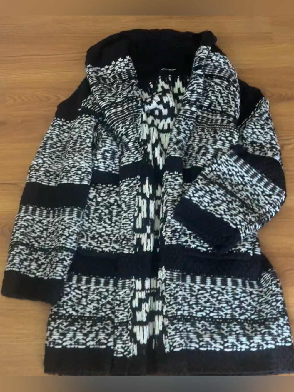Lucky Brand Women's Fair Isle Coatigan sweater M Medium New